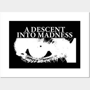 A Descent into Madness - Graphic tee - white Posters and Art